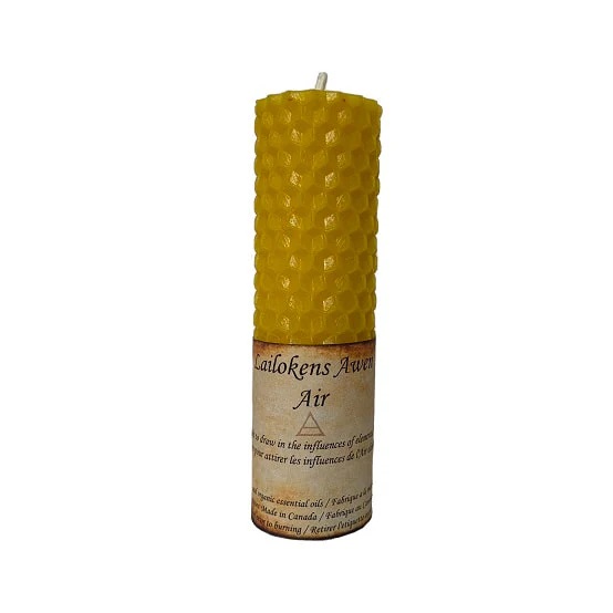Bougie de sort en cire d’abeille : élément Air Bougie de sort en cire d’abeille : élément Air