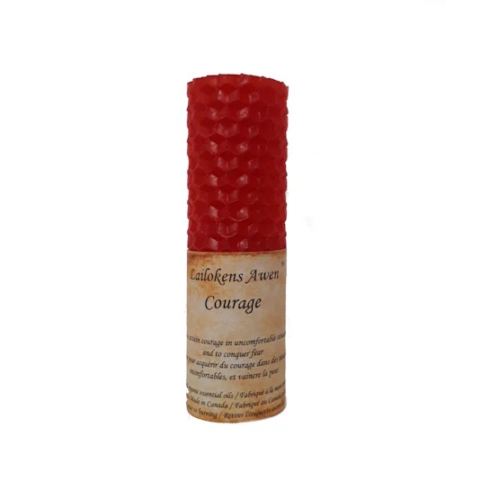 Beeswax Spell Candle: Courage