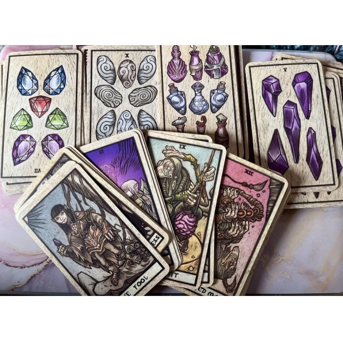 Tarot en cristal noir Tarot en cristal noir