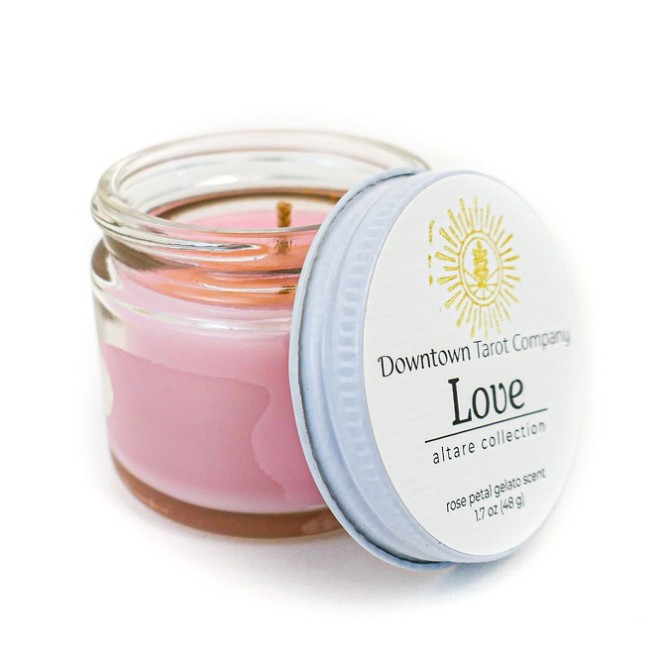 Mini bougie d’autel : Amour - Rose Petal Gelato Mini bougie d’autel : Amour - Rose Petal Gelato