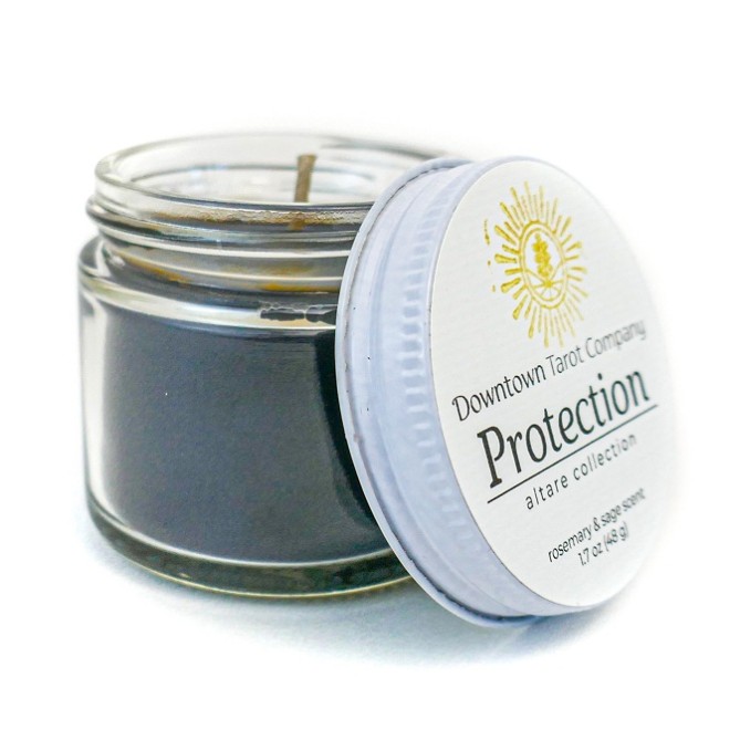 Mini bougie d’autel : Protection - Romarin & Sauge Mini bougie d’autel : Protection - Romarin & Sauge