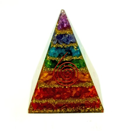 Chakra Orgone Pyramid Chakra Orgone Pyramid