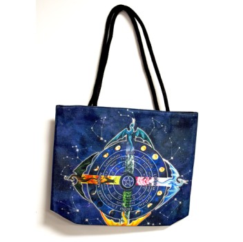 Sac fourre-tout - Roue de l’année, Carla Morrow Sac fourre-tout - Roue de l’année, Carla Morrow