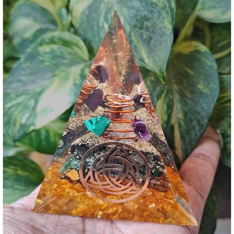 Orgone Pyramid, Triquetra Orgone Pyramid, Triquetra