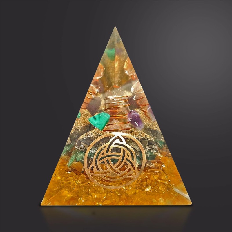 Orgone Pyramid, Triquetra Orgone Pyramid, Triquetra