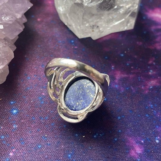 Scarab Ring, Lapis & Carnelian Scarab Ring, Lapis & Carnelian