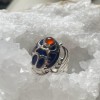 Scarab Ring, Lapis & Carnelian Scarab Ring, Lapis & Carnelian