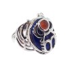 Scarab Ring, Lapis & Carnelian Scarab Ring, Lapis & Carnelian