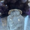 Bague en quartz tourmaliné, Sz. 7 Bague en quartz tourmaliné, Sz. 7