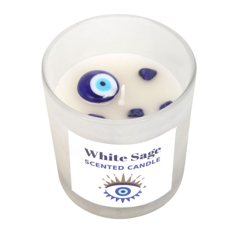 All Seeing Eye Protection Candle - White Sage All Seeing Eye Protection Candle - White Sage