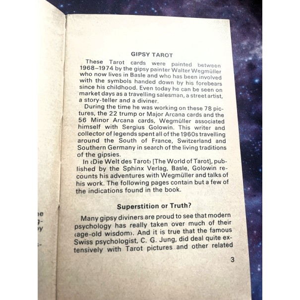 Jeu de Tarot Gipsy - RARE - Vintage - 1982 Jeu de Tarot Gipsy - RARE - Vintage - 1982