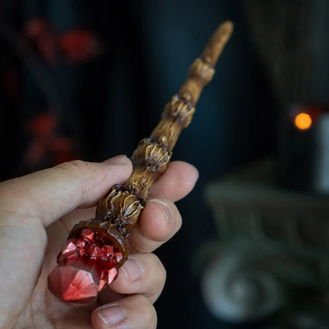 Skull Crystal Magic Wand Skull Crystal Magic Wand