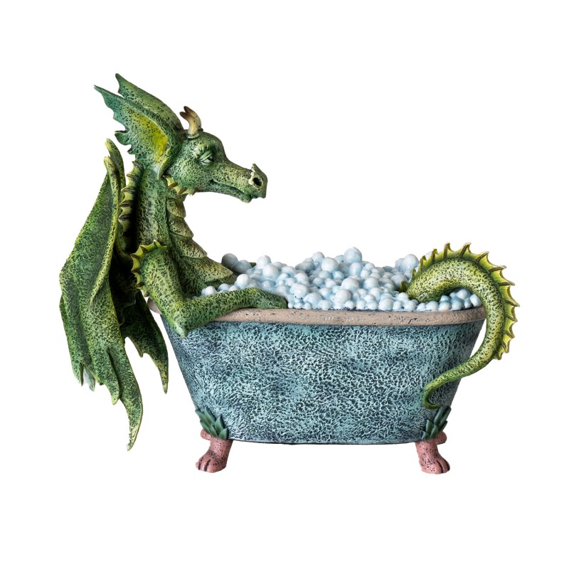 Statue des dragons aiment les bains moussants Statue des dragons aiment les bains moussants