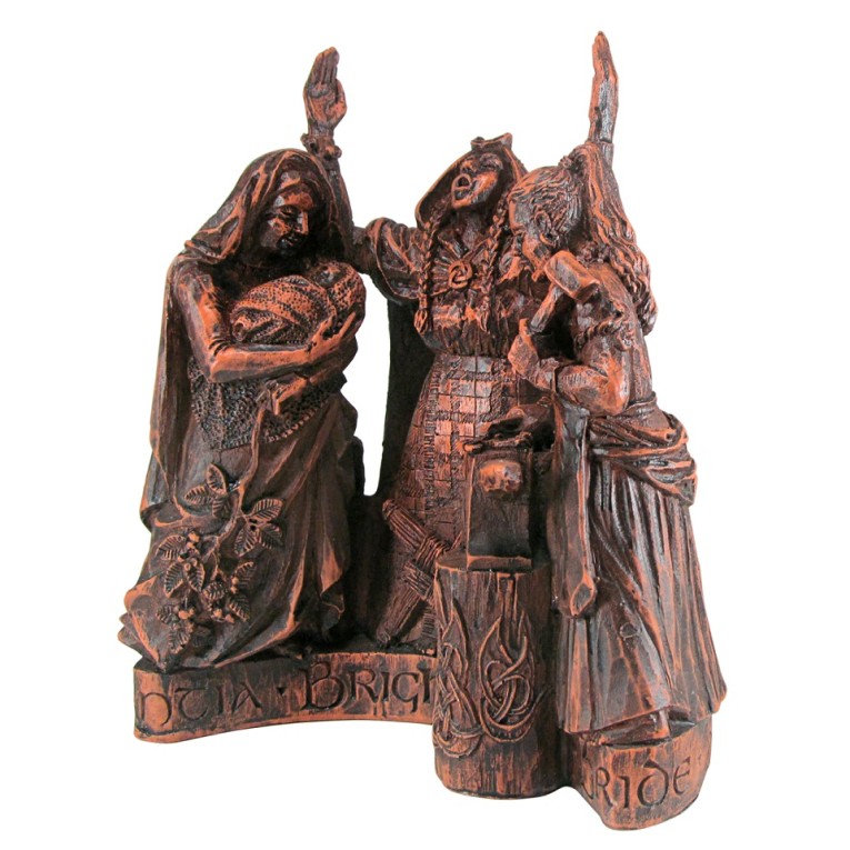 Statue de la déesse celtique Brigid Statue de la déesse celtique Brigid