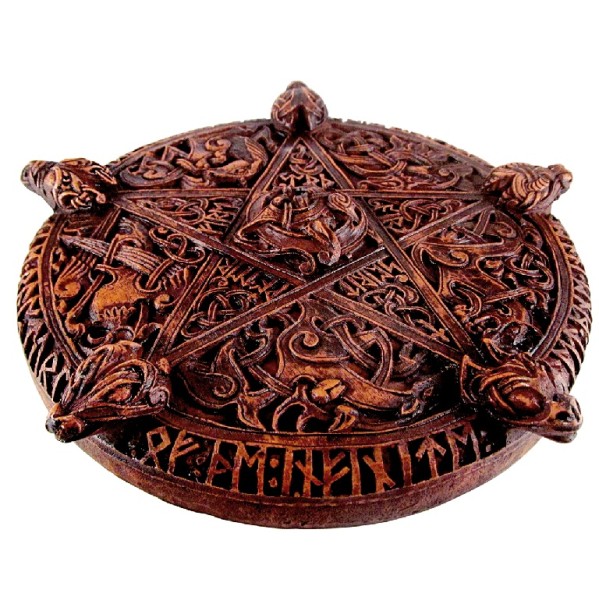 Large Knotwork Pentacle Plaque Large Knotwork Pentacle Plaque