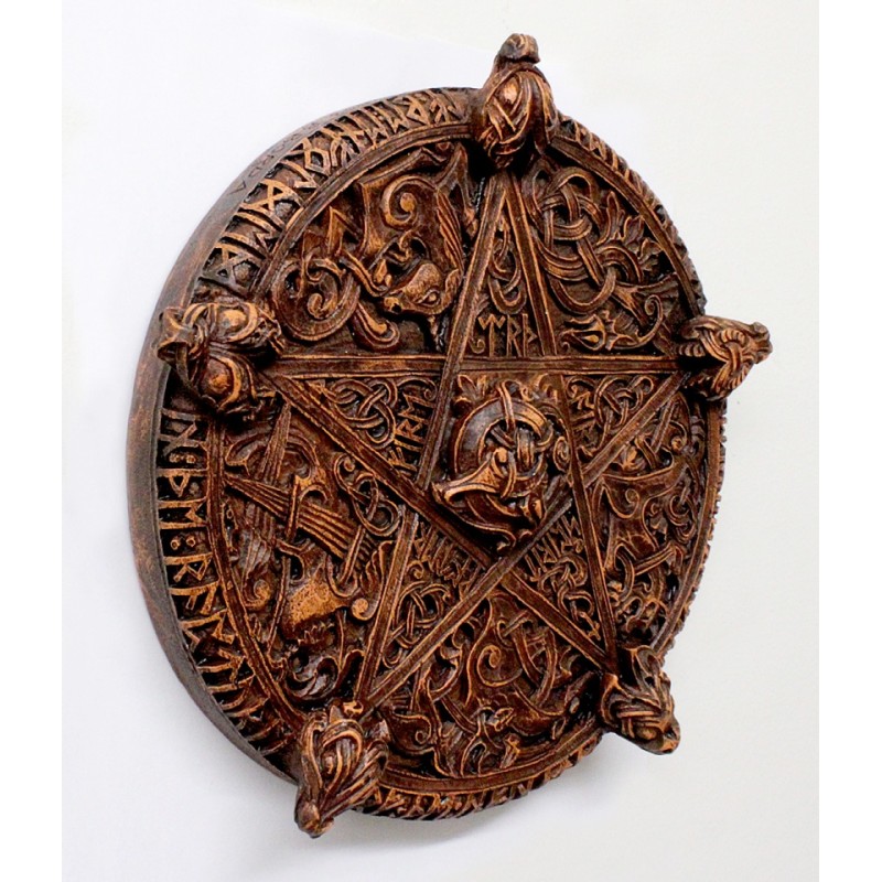Large Knotwork Pentacle Plaque Large Knotwork Pentacle Plaque