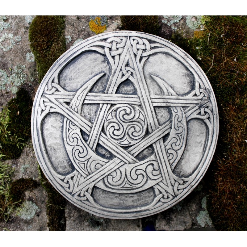 Plaque de pentacle de lune, grande Plaque de pentacle de lune, grande