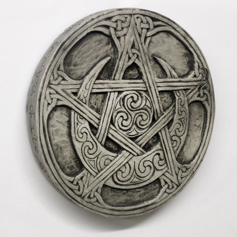 Plaque de pentacle de lune, grande Plaque de pentacle de lune, grande