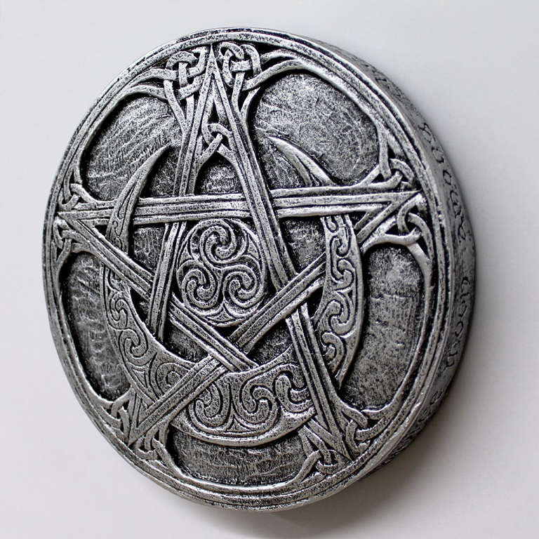 Plaque de pentacle de lune, grande Plaque de pentacle de lune, grande