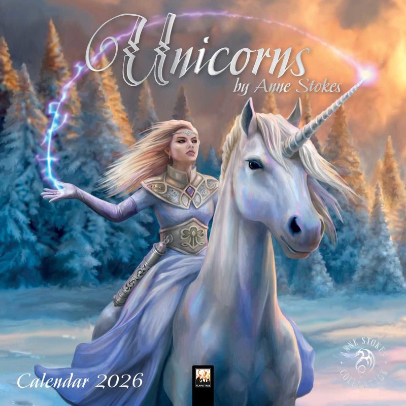 2026 Unicorn Calendar - Anne Stokes 2026 Unicorn Calendar - Anne Stokes