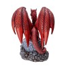 Dragon de feu avec figurine de nouveau-né