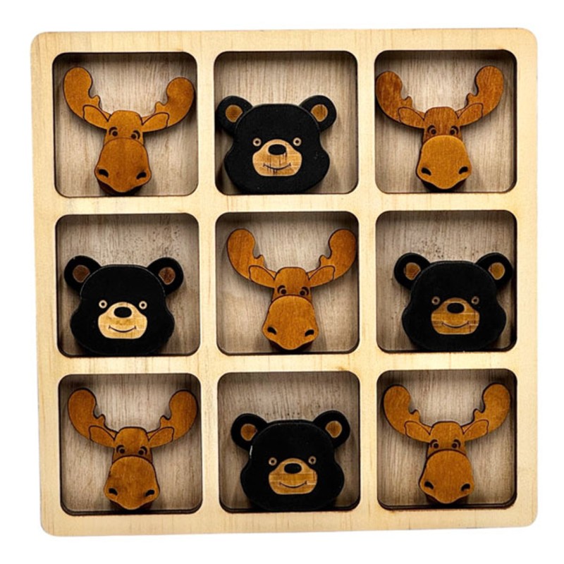 Bear Vs Moose - Tic Tac Toe Bear Vs Moose - Tic Tac Toe