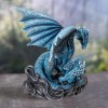 Dragon d’eau bleu avec figurine de nouveau-né Dragon d’eau bleu avec figurine de nouveau-né