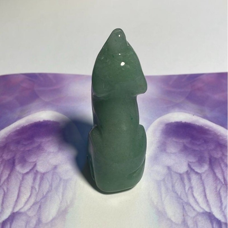 Loup, Aventurine Verte Loup, Aventurine Verte