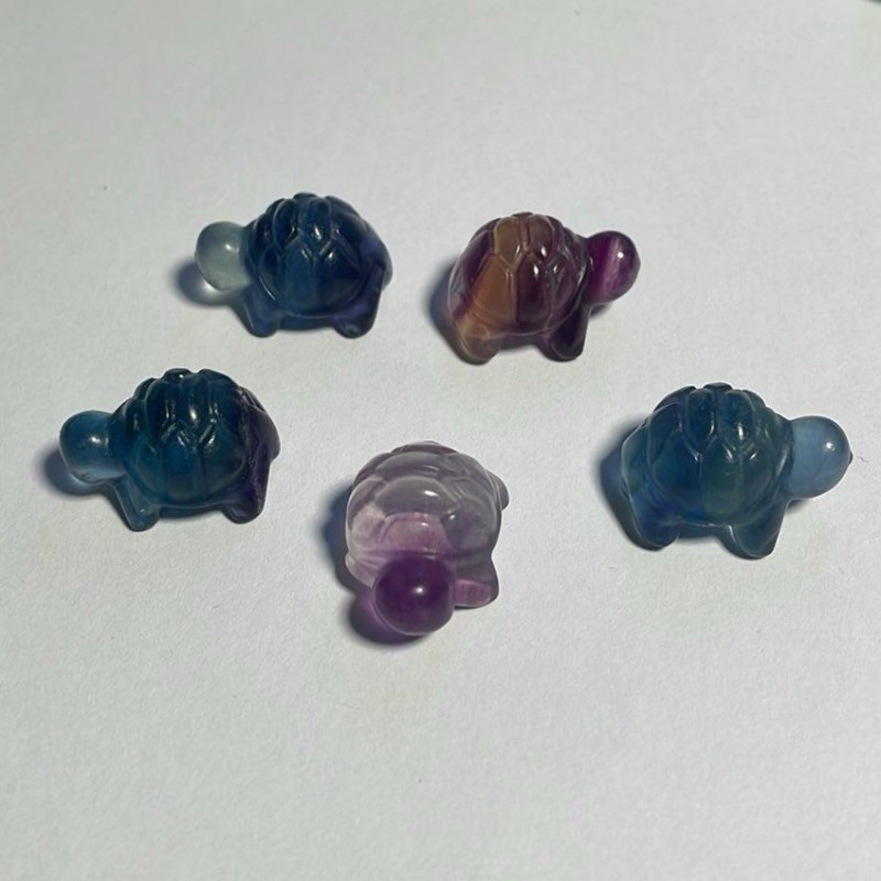 Fluorite Mini Animal : Tortue Fluorite Mini Animal : Tortue