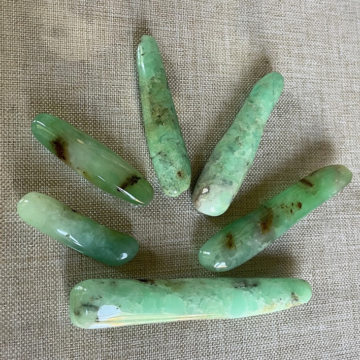 Baguette spécimen de chrysoprase Baguette spécimen de chrysoprase
