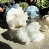 Spécimen d’amas d’aragonite blanche
