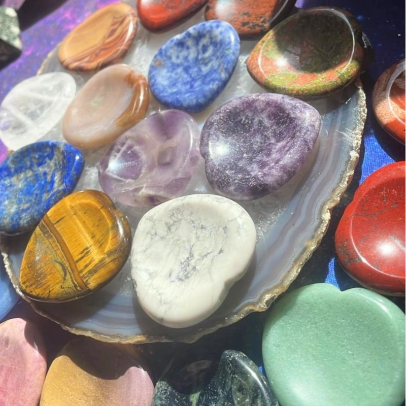 Heart Worry Stone, Asst Heart Worry Stone, Asst