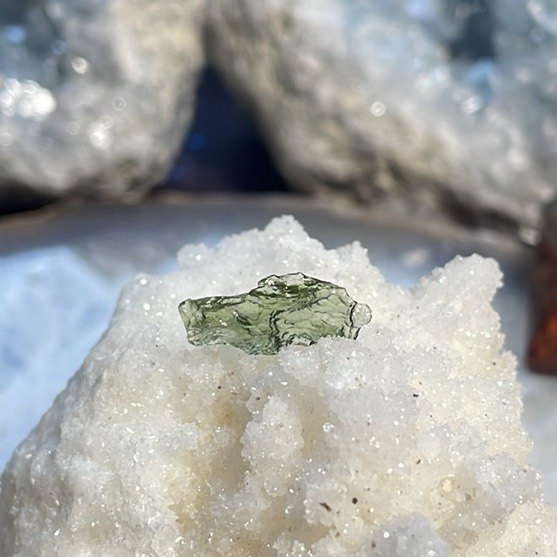 Moldavite Petite Specimen A Moldavite Petite Specimen A