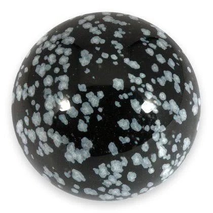 Snowflake Obsidian Sphere ~ Clarity, Intuition, Past Life Work Snowflake Obsidian Sphere ~ Clarity, Intuition, Past Life Work