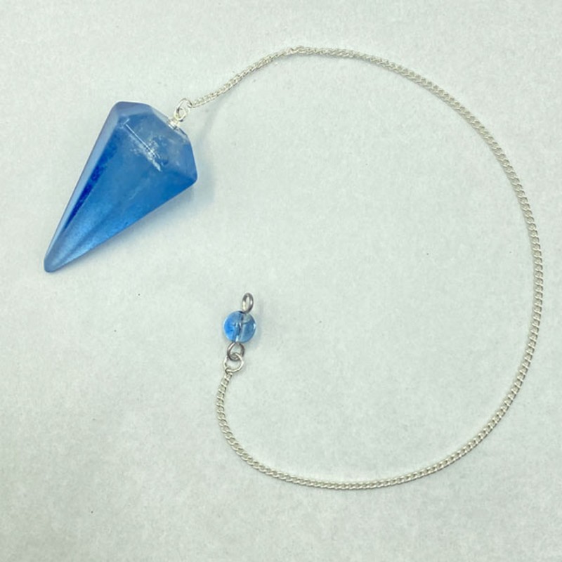 Pendule à quartz Blue Aura Pendule à quartz Blue Aura