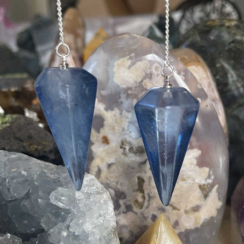 Pendule à quartz Blue Aura Pendule à quartz Blue Aura