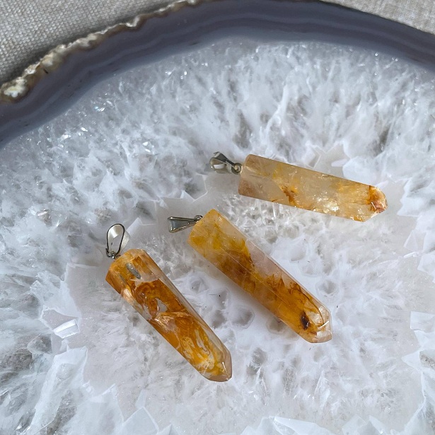 Golden Healer Quartz Pendant Golden Healer Quartz Pendant