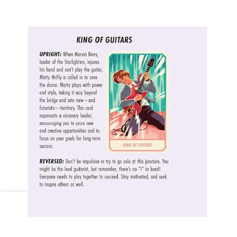 Jeu de tarot et guide Retour vers le futur Jeu de tarot et guide Retour vers le futur