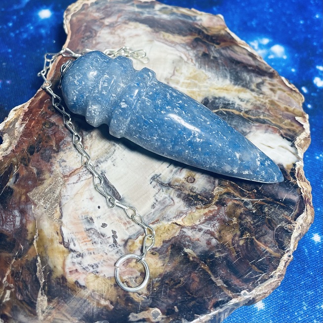 Egyptian Style Pendulum - Blue Aventurine Egyptian Style Pendulum - Blue Aventurine