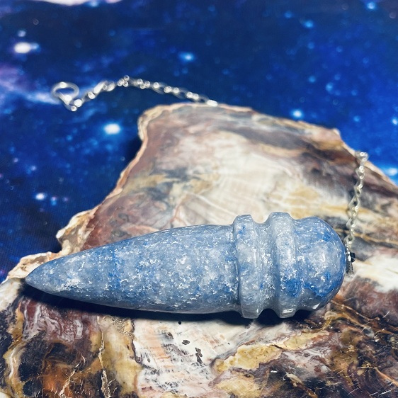 Egyptian Style Pendulum - Blue Aventurine Egyptian Style Pendulum - Blue Aventurine