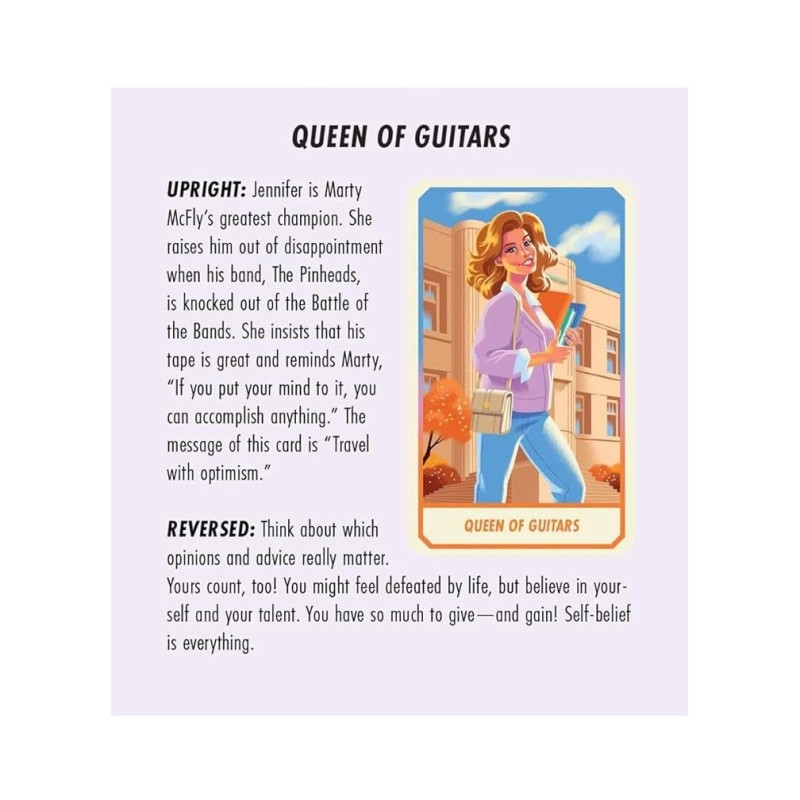 Jeu de tarot et guide Retour vers le futur Jeu de tarot et guide Retour vers le futur