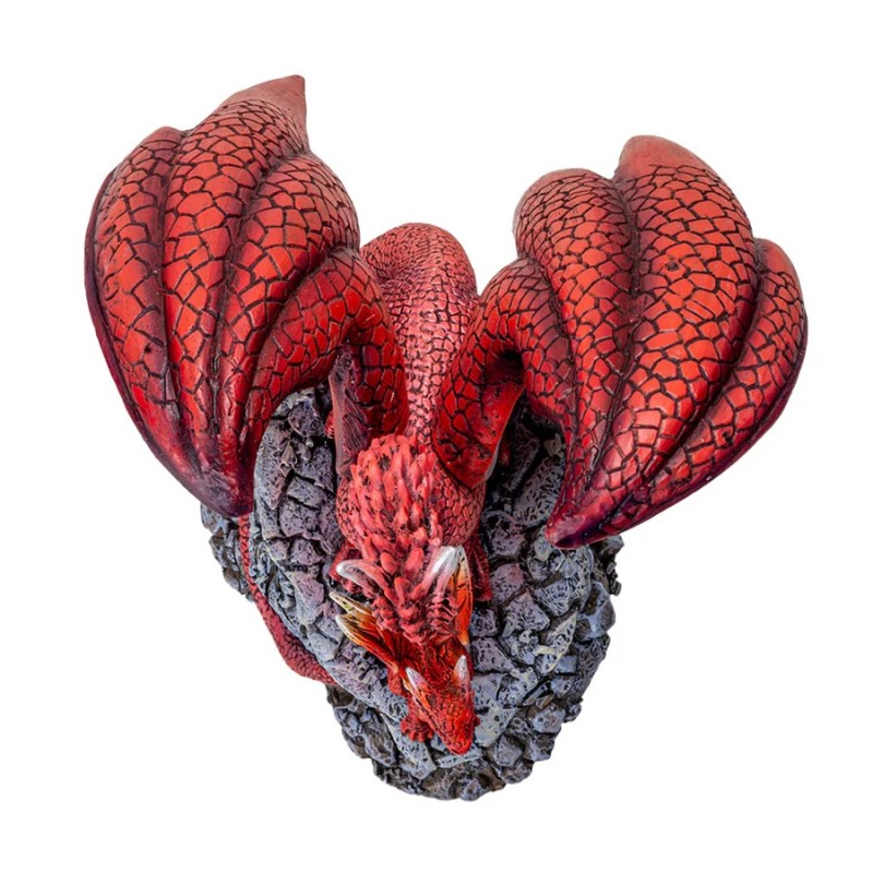 Fire Dragon & Hatchling Figurine Fire Dragon & Hatchling Figurine
