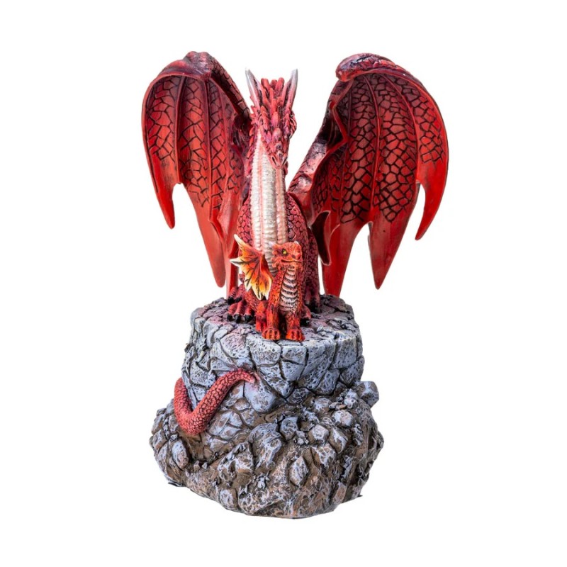Fire Dragon & Hatchling Figurine Fire Dragon & Hatchling Figurine