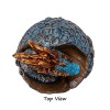 Blue & Gold Hatching Dragon Figurine