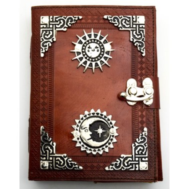Journal en cuir céleste Journal en cuir céleste