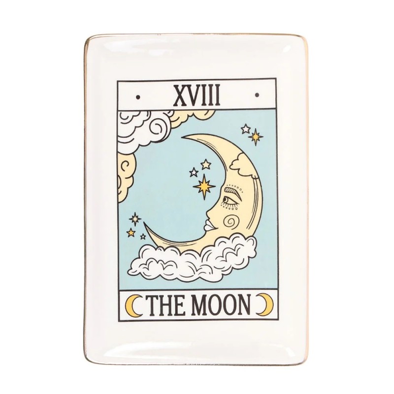 Trinket Dish - Moon Tarot Card Trinket Dish - Moon Tarot Card