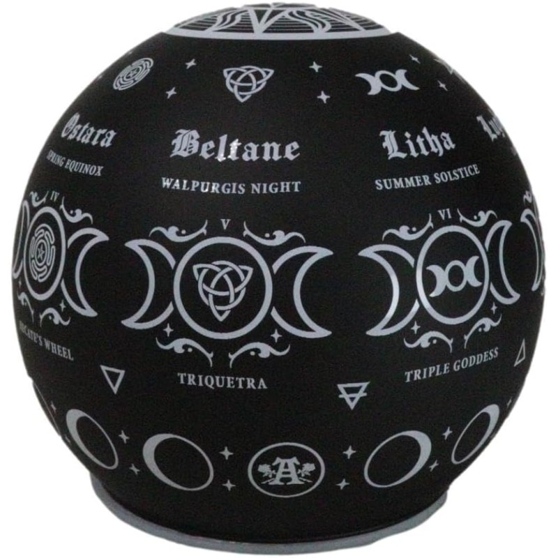 Pagan Wheel Of The Year Globe - LED Light Pagan Wheel Of The Year Globe - LED Light