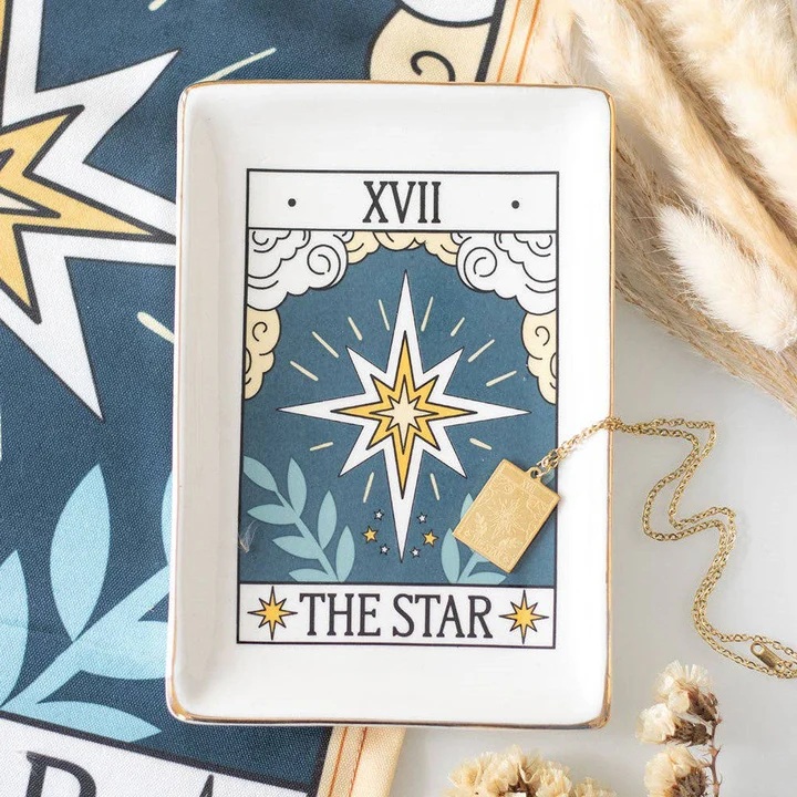 Trinket Dish - The Star Tarot Card Trinket Dish - The Star Tarot Card