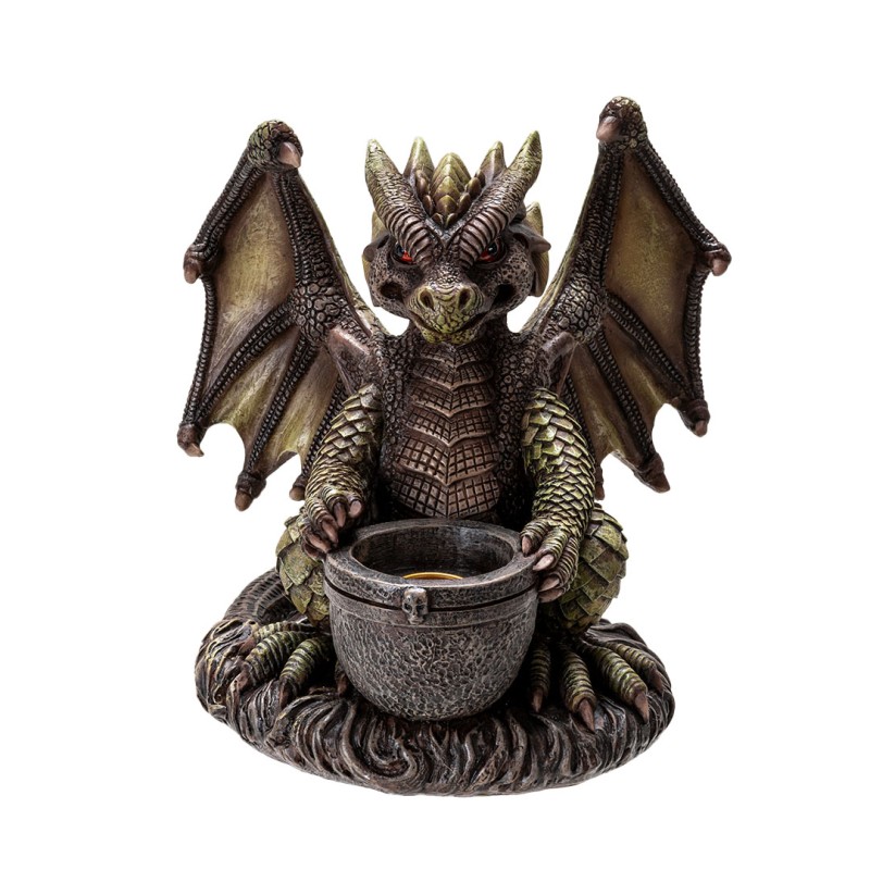 Mytic Dragon Vert Bougie & Porte-Encens Mytic Dragon Vert Bougie & Porte-Encens