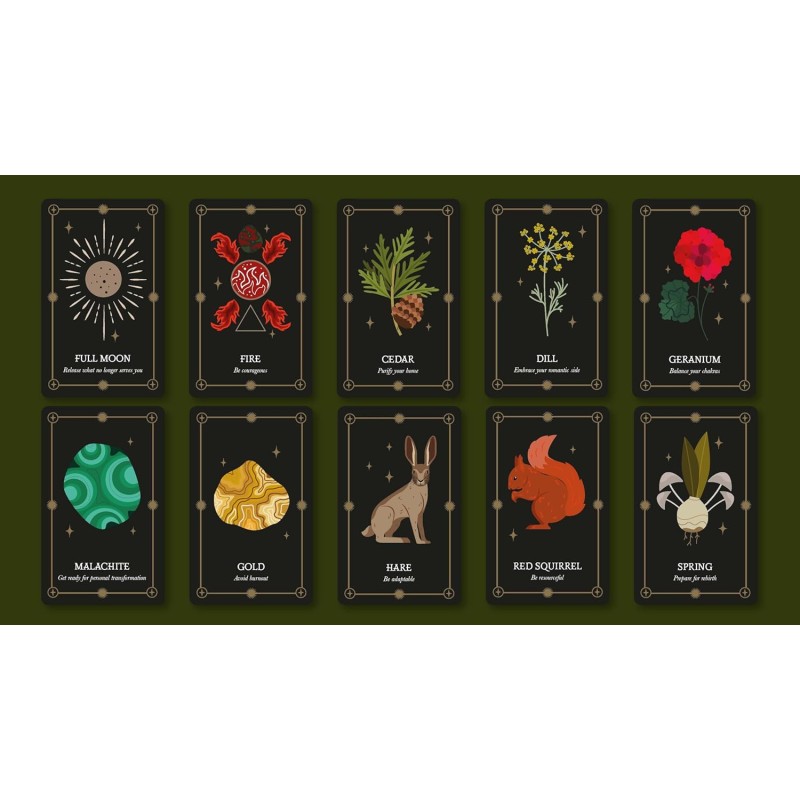 Deck d’oracle de la Terre de la Sorcière de la Forêt - Lindsay Squire Deck d’oracle de la Terre de la Sorcière de la Forêt - Lindsay Squire